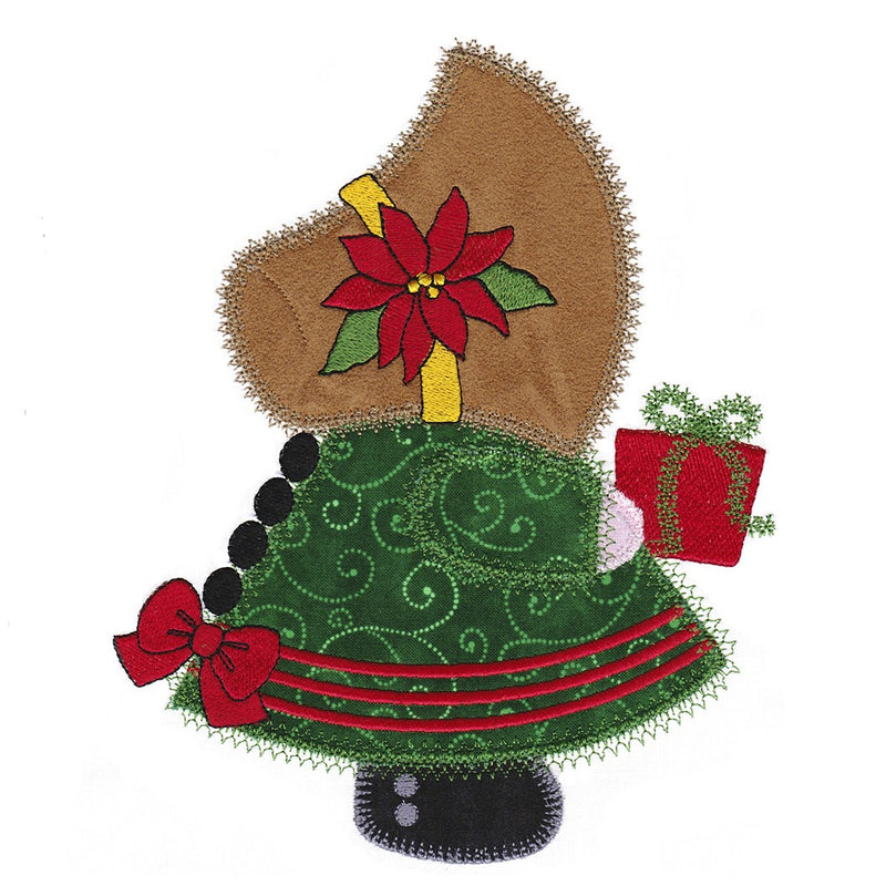V-Stitch Designs Christmas Sunbonnet Sue - Digital Download