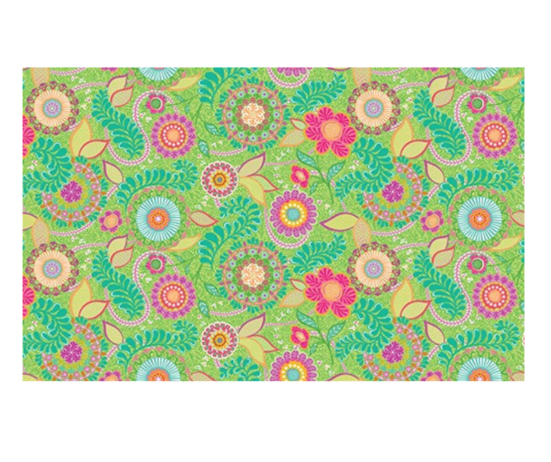 Benartex Amanda Murphy Vibrancy Feature Green