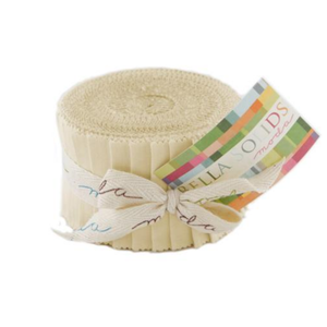 Moda Junior Jelly Rolls Bella Solids Natural 12
