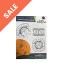 Purple Daisies Puppy Love by Sharon Schamber