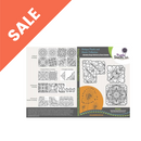 Purple Daisies Antique Pearls and Hearts by Sharon Schamber