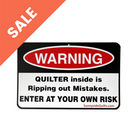 Quilter's Door Signs