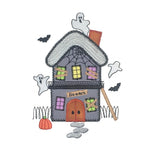 Creepy Haunted Small House - Digital Download - craft pattern by V-Stitch Designs
