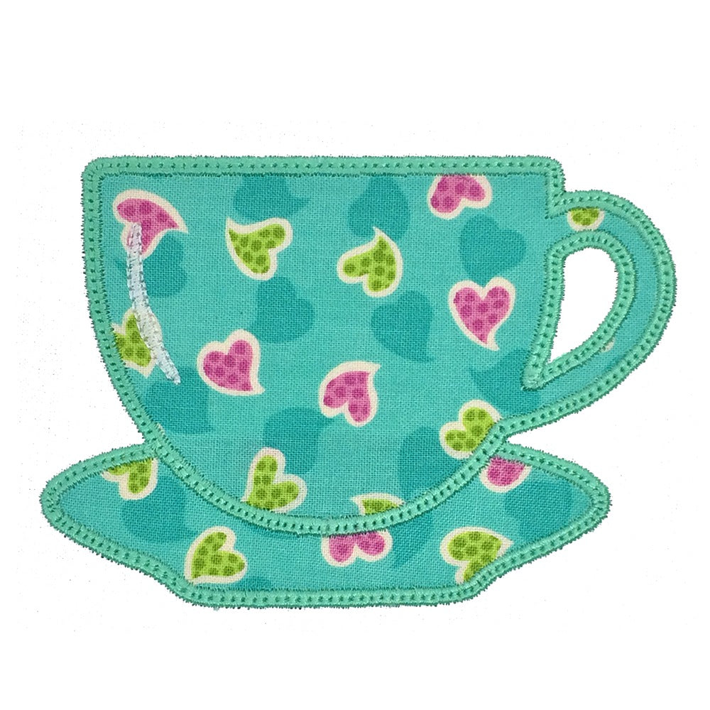 Coffee and Tea Medley set 1 -Digital Download - craft pattern by V-Stitch Designs - in use