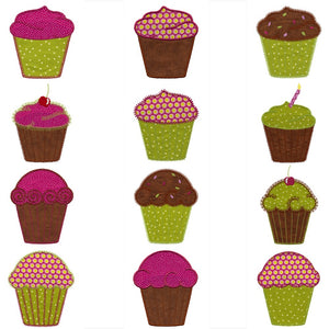 V-Stitch Designs Cupcakes set -Digital Download