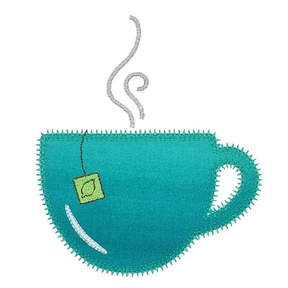 Coffee and Tea Medley set 2 -Digital Download - craft pattern by V-Stitch Designs
