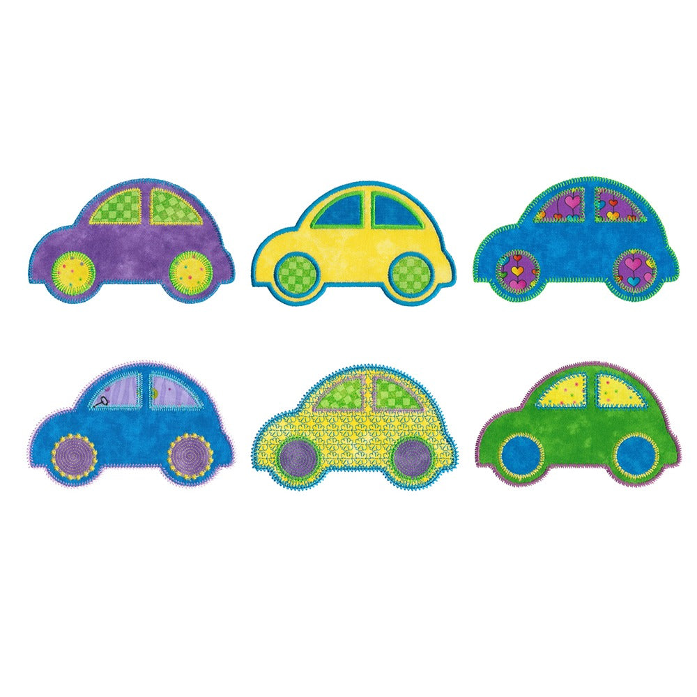 Cute Cars set 1 -Digital Download - craft pattern by V-Stitch Designs - packaging