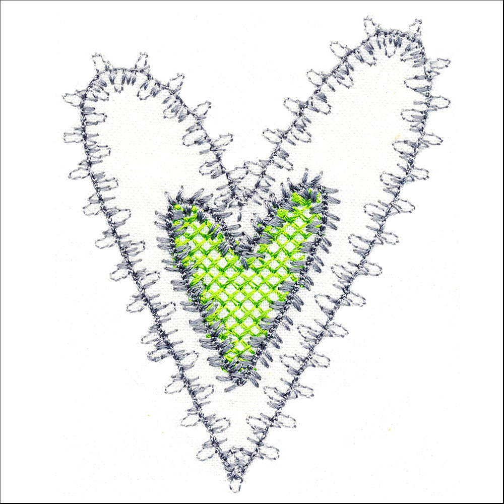 Queen of Hearts set -Digital Download - craft pattern by V-Stitch Designs - in use