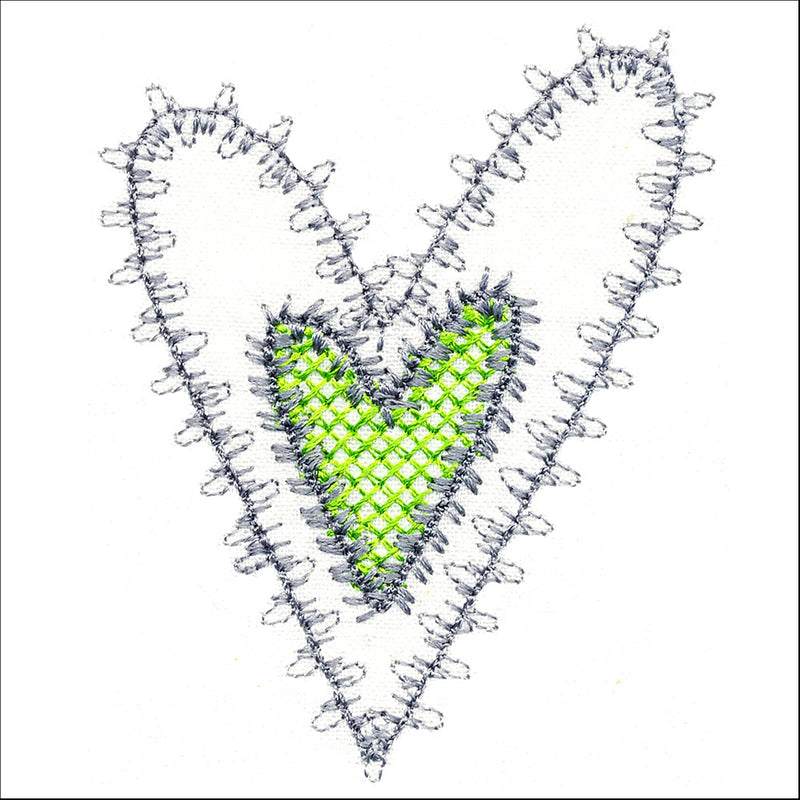 V-Stitch Designs Queen of Hearts set -Digital Download