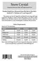 Studio 180 Snow Crystal Pattern