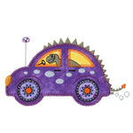 Dinosaur Cute Car - Digital Download - craft pattern by V-Stitch Designs