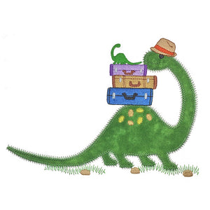 V-Stitch Designs Dinosaur Traveler - Digital Download