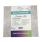 Emmaline Bags Hardware Starter Kit flat packaging front in Iridescent Rainbow finish with botanical debossed design