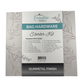 Emmaline Bags Hardware Starter Kit flat packaging front in Gunmetal finish with botanical debossed design