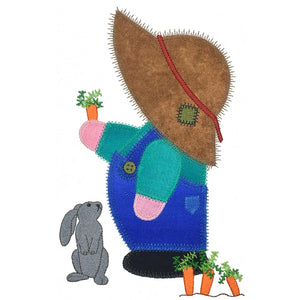 V-Stitch Designs Easter Overall Sam  - Digital Download