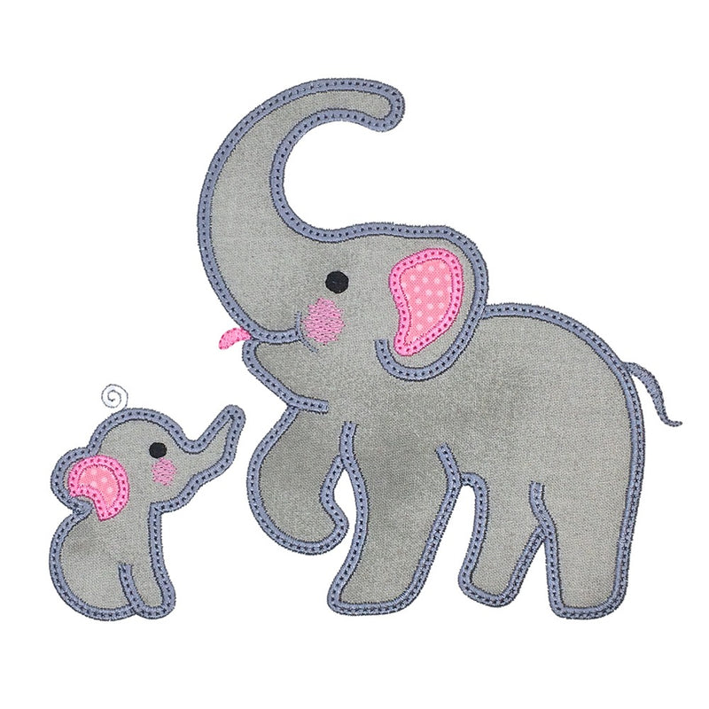 V-Stitch Designs Elephant Family set -Digital Download