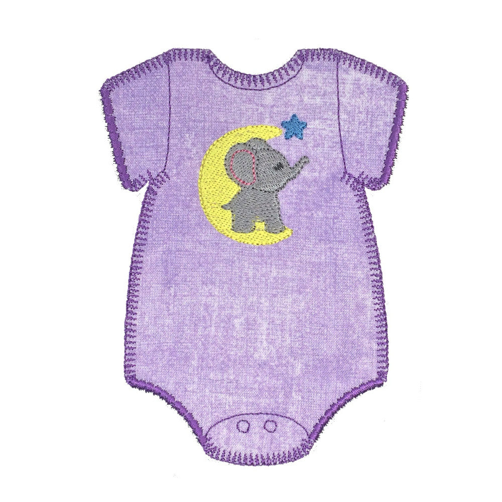 Elephant Onsie - Digital Download - craft pattern by V-Stitch Designs
