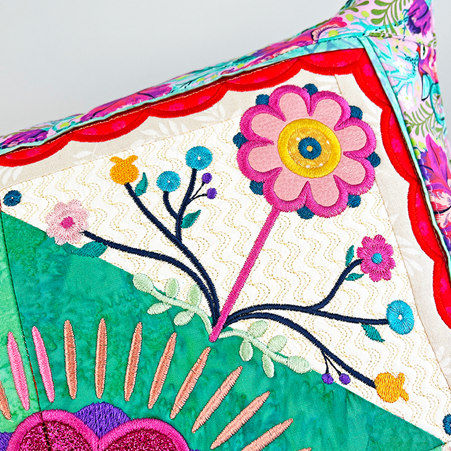 Embroidery with Jo - Exotic Bloom Cushion 14-15 May 2026