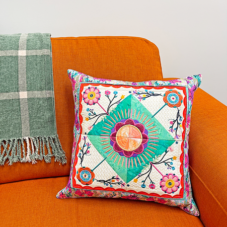 Embroidery with Jo - Exotic Bloom Cushion 14-15 May 2026