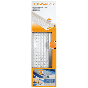 Fiskars 45mm Rotary Cutter & Ruler Combo