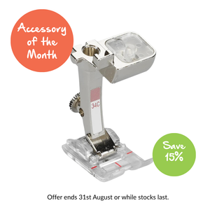 Bernina Foot 34C Clear Reverse Pattern 9mm
