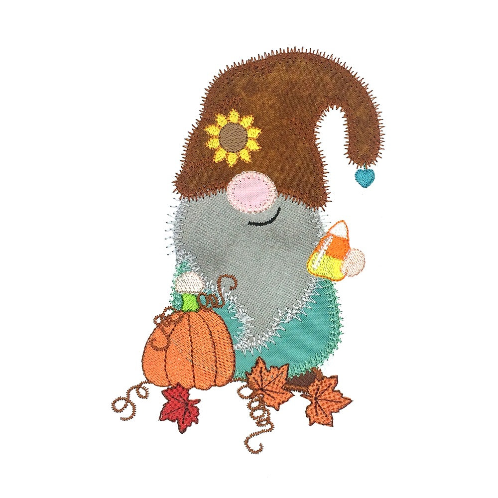 Fall Candy Gnome - Digital Download - craft pattern by V-Stitch Designs