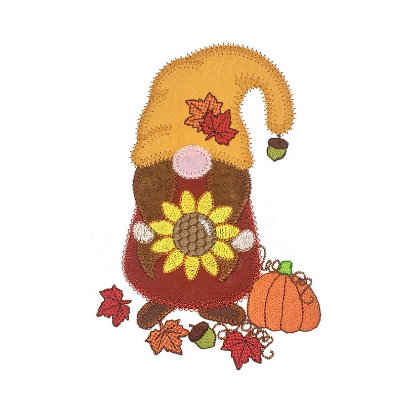 V-Stitch Designs Fall Girl Gnome - Digital Download
