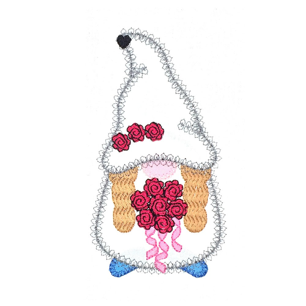 Gnome Bride - Digital Download - craft pattern by V-Stitch Designs