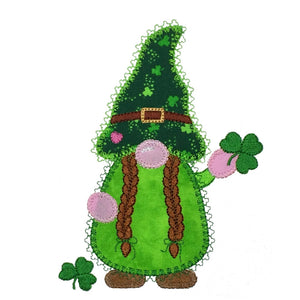 V-Stitch Designs Gnome Irish Girl - Digital Download
