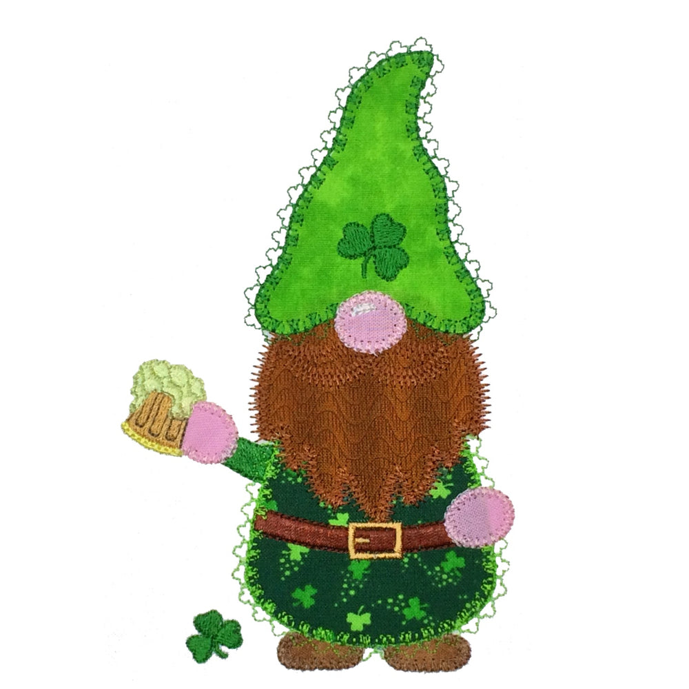 Gnome Irish Man - Digital Download - craft pattern by V-Stitch Designs