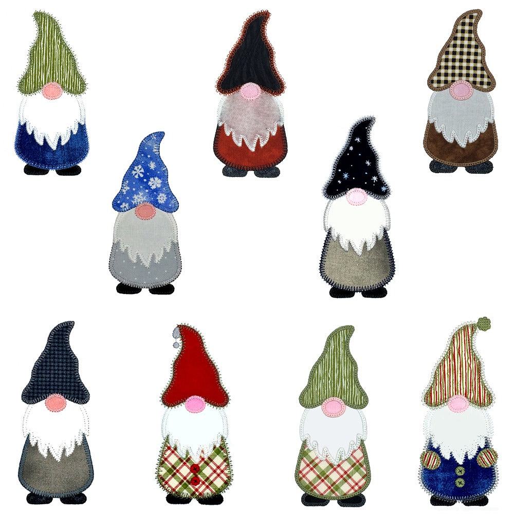 Gnomes set -Digital Download - craft pattern by V-Stitch Designs - in use