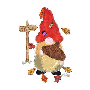 V-Stitch Designs Gnome with Acorn - Digital Download