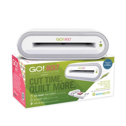 AccuQuilt GO! Bolt Fabric Cutter Starter Set - complete fabric cutting starter kit