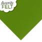 OESD Favourite Felt 8 x 12 inch polyester felt sheet in grass-green for machine embroidery