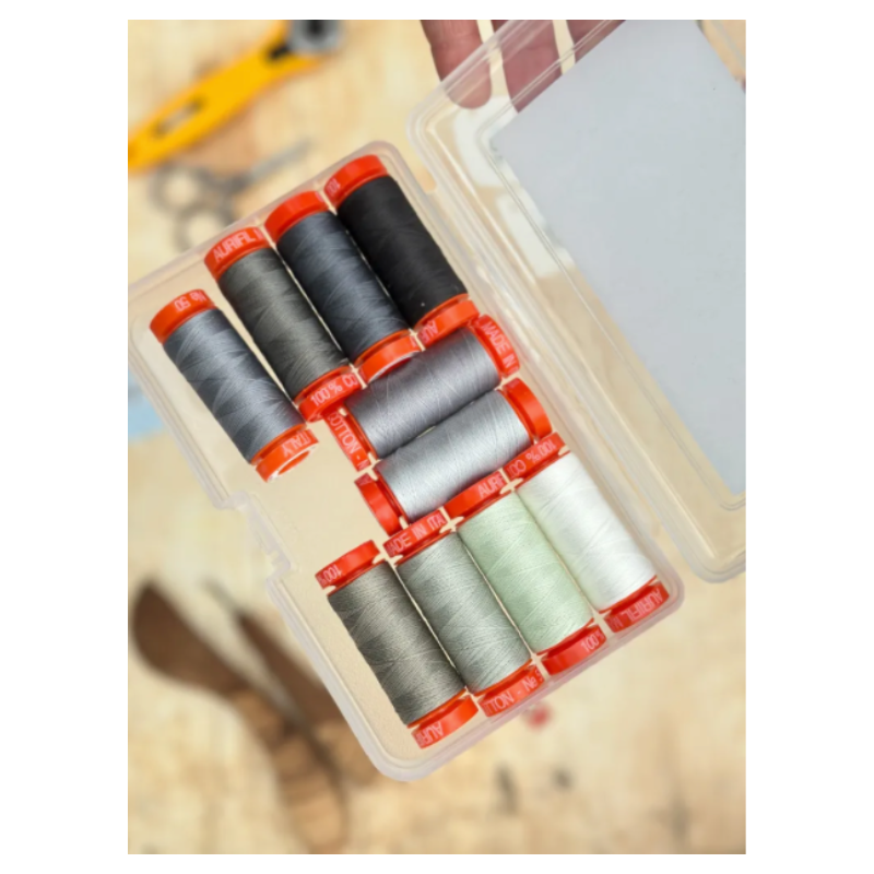 Aurifil Tula Pink Graywork 50wt 10 Spools