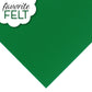 OESD Favourite Felt 8 x 12 inch polyester felt sheet in Green for machine embroidery
