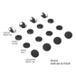 ByAnnie Tool Free Snaps - ByAnnie Tool-Free Snaps pack of 4 complete snap sets in Silver Nickel finish
