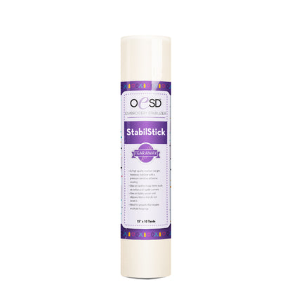 OESD StabilStick Self-Adhesive Tear Away Machine Embroidery Stabiliser 15 Inch
