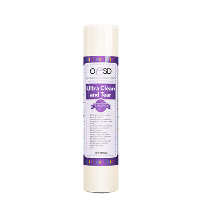 OESD Ultra Clean and Tear Machine Embroidery Stabiliser 1.7oz 15 Inch