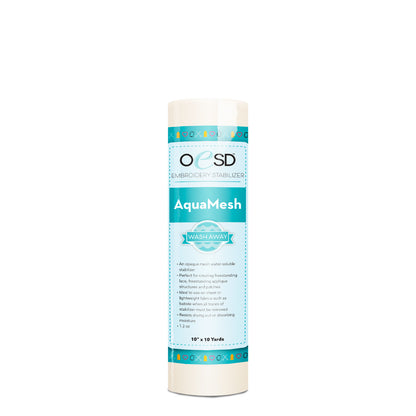 OESD Aquamesh Washaway Machine Embroidery Stabiliser 10 Inch