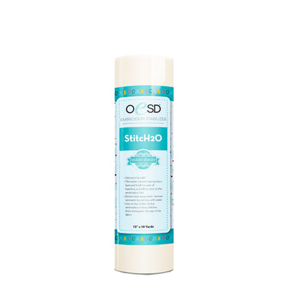 OESD StitcH2O Water Soluble Machine Embroidery Stabiliser 12 Inch
