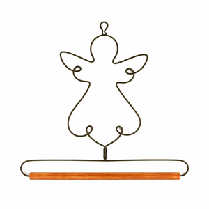 Ackfeld 4"Angel Wire Hanger With Dowel