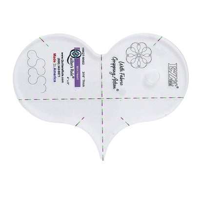 Quilter's Rule 3/16" Mini Heart 4" x 5"