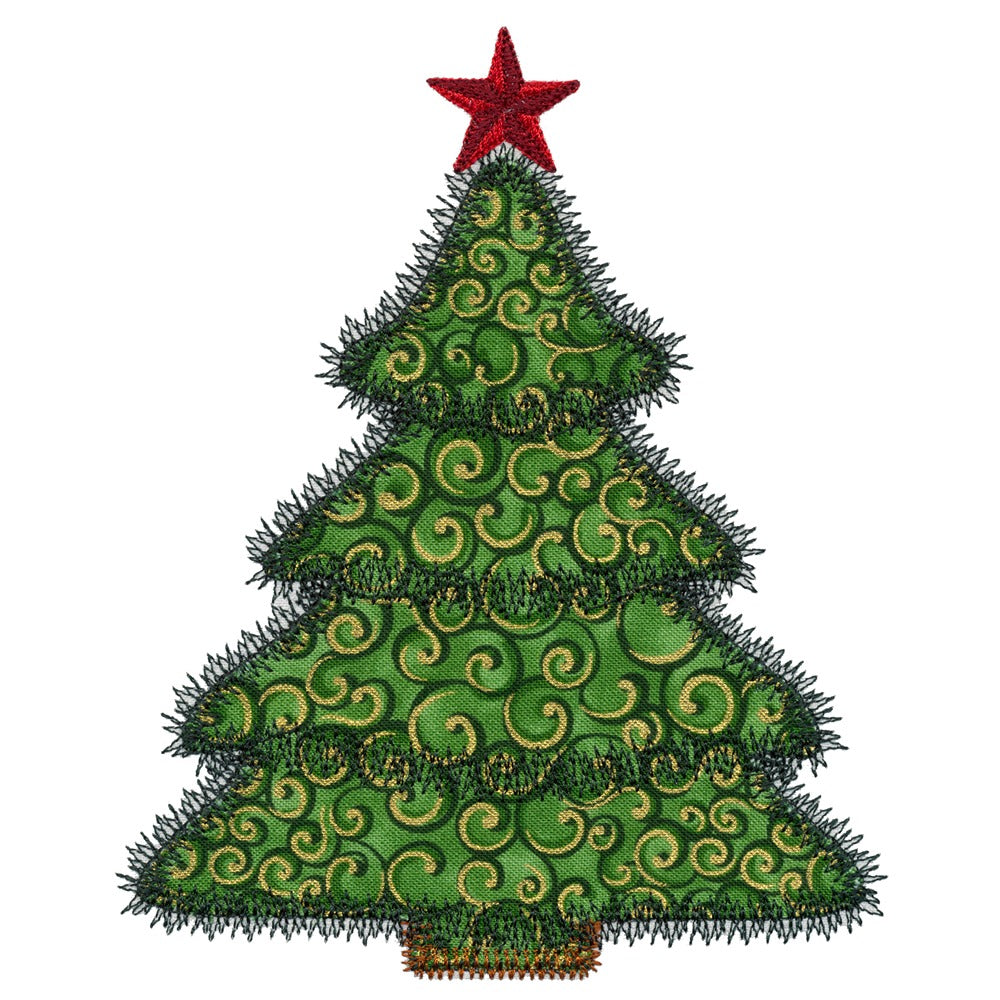 Holiday Medley Tree set -Digital Download - craft pattern by V-Stitch Designs - alternate angle