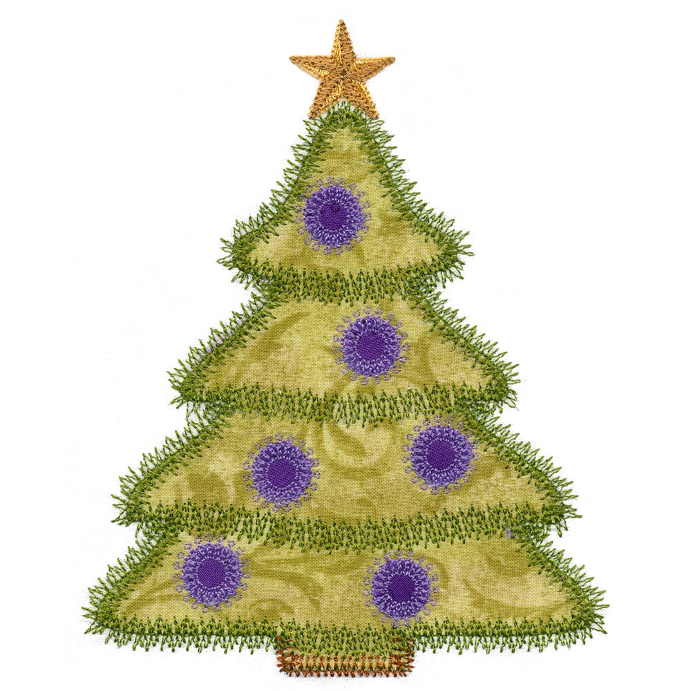 Holiday Medley Tree set -Digital Download - craft pattern by V-Stitch Designs - packaging