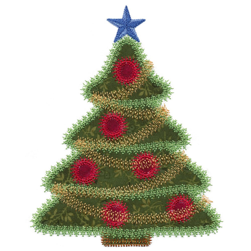 Holiday Medley Tree set -Digital Download - craft pattern by V-Stitch Designs - in use