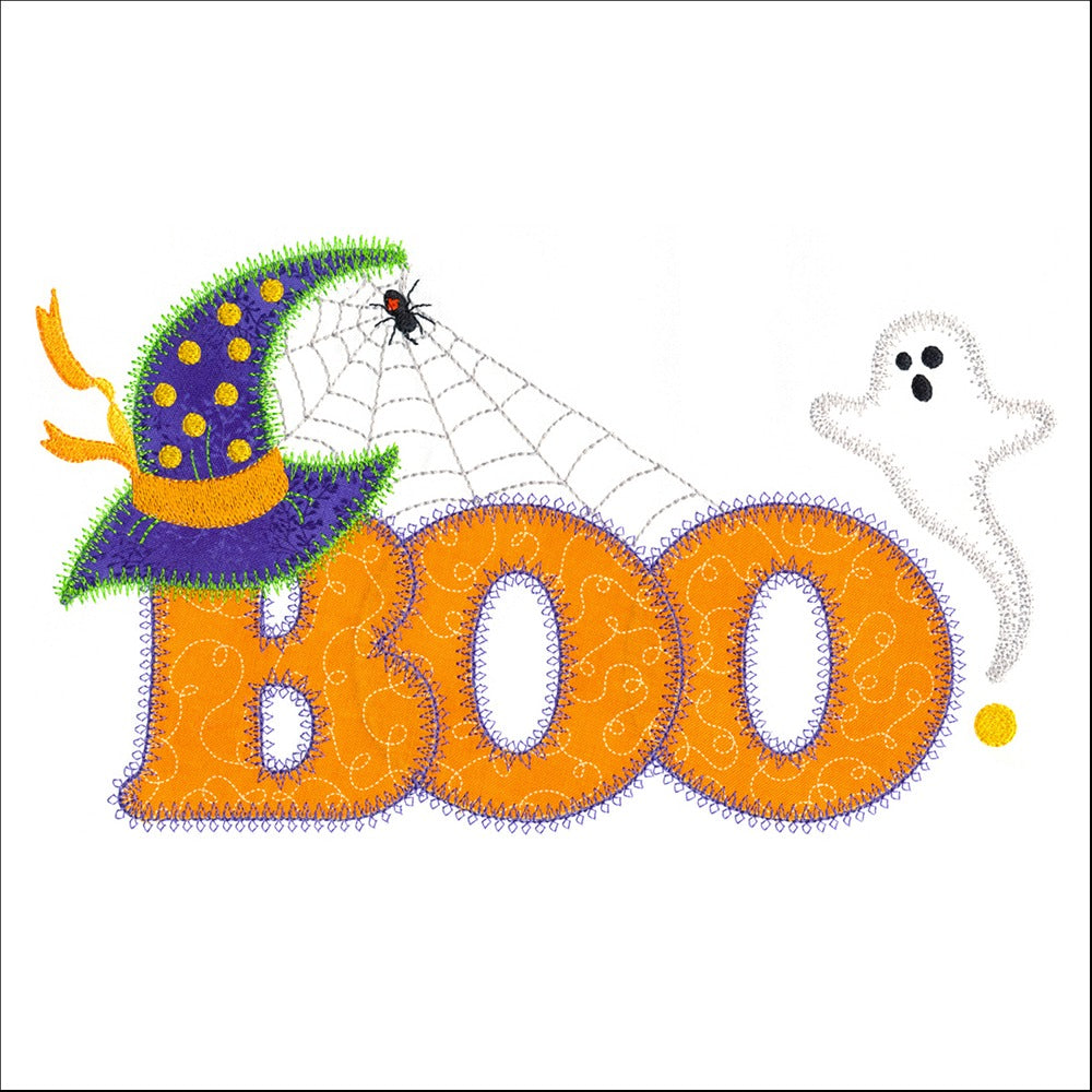 Halloween Boo - Digital Download - craft pattern by V-Stitch Designs