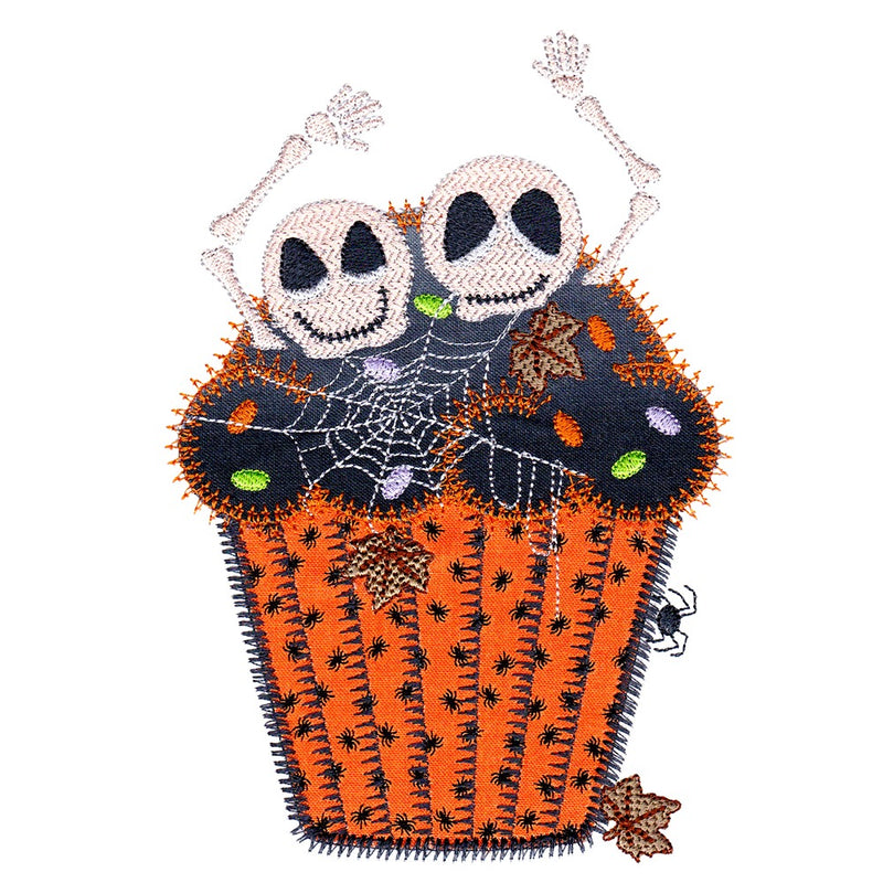 V-Stitch Designs Halloween Cupcakes set -Digital Download