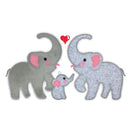 V-Stitch Designs Happy Elephant Family - Digital Download
