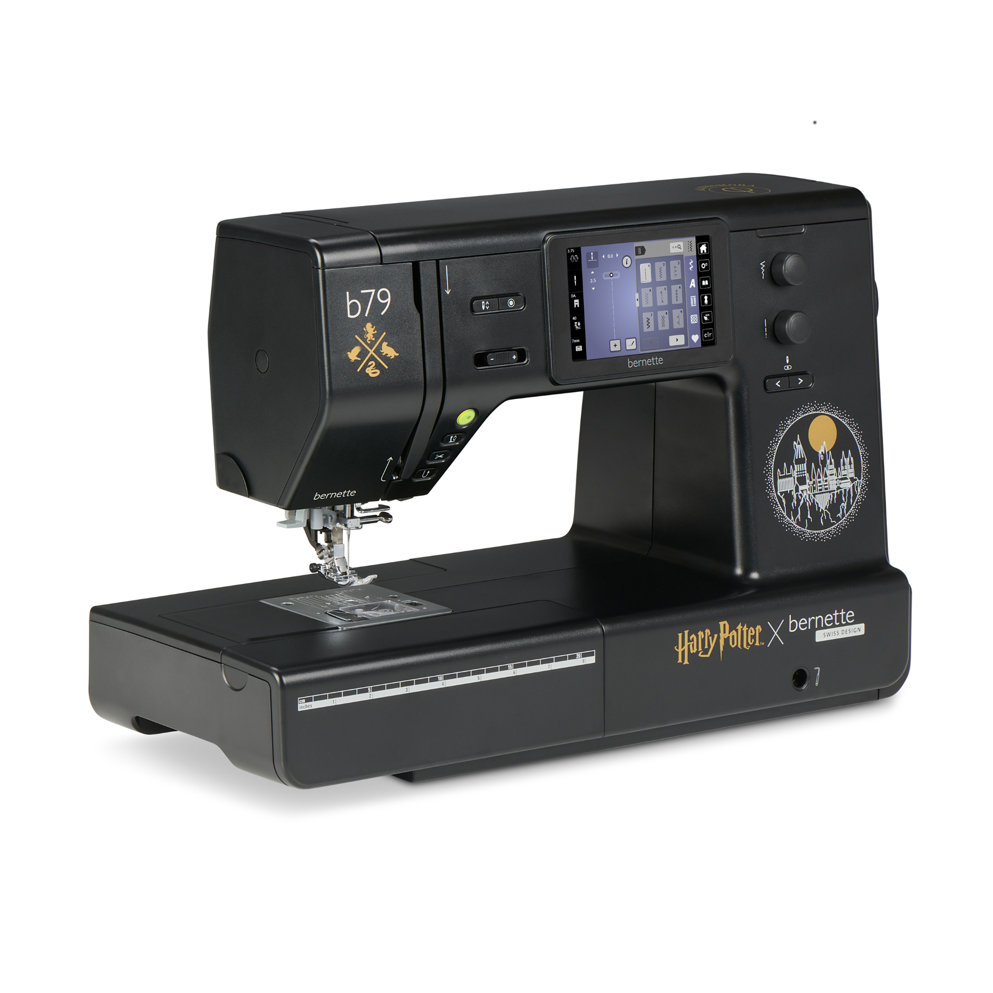 Bernette b79 Special Edition Harry Potter Sewing & Embroidery Machine - machine embroidery design collection - detail view